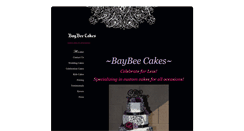 Desktop Screenshot of baybeecakes.net