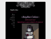 Tablet Screenshot of baybeecakes.net